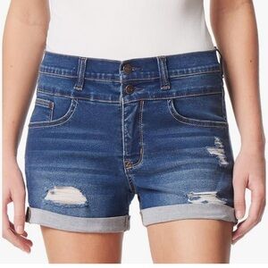 WallFlower Women's Sassy Denim Shorts High-Rise Insta Soft Size 11